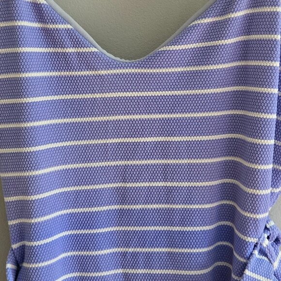 Splendid Blue and White One Piece Swim Suit Size L - Picture 5 of 5